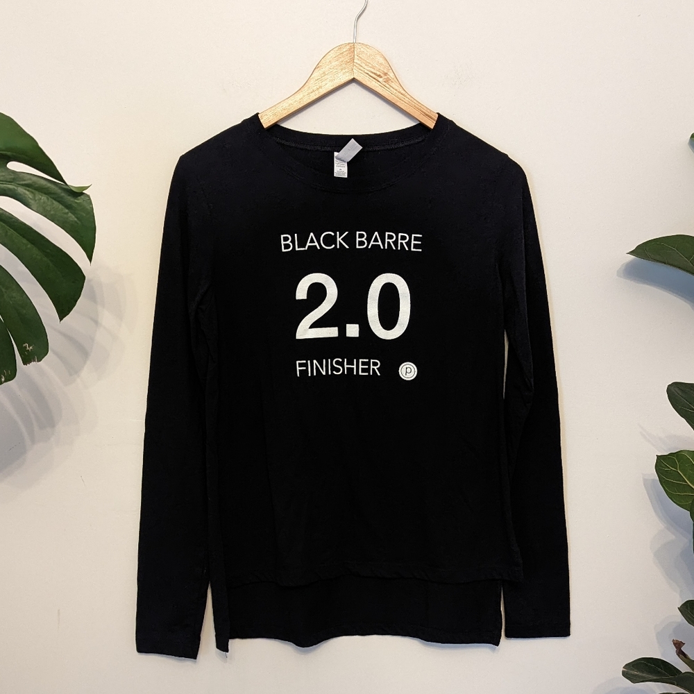Pure Barre | Black Barre 2.0 | Challenger Finisher Circle P Branded Top